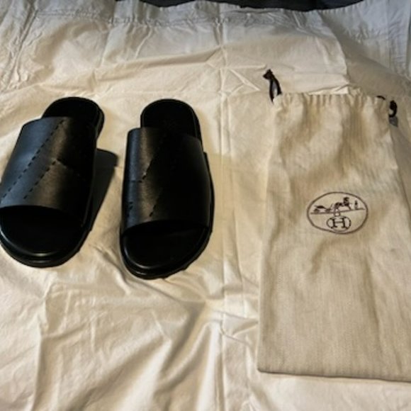 Hermes Paris Leather Sandals